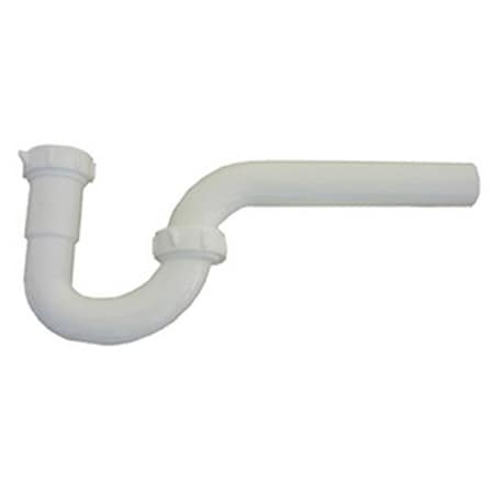 Larsen Supply Co Larsen Supply 03-4211 1.25 in. White PVC Lavatory Drain P-Trap 661627